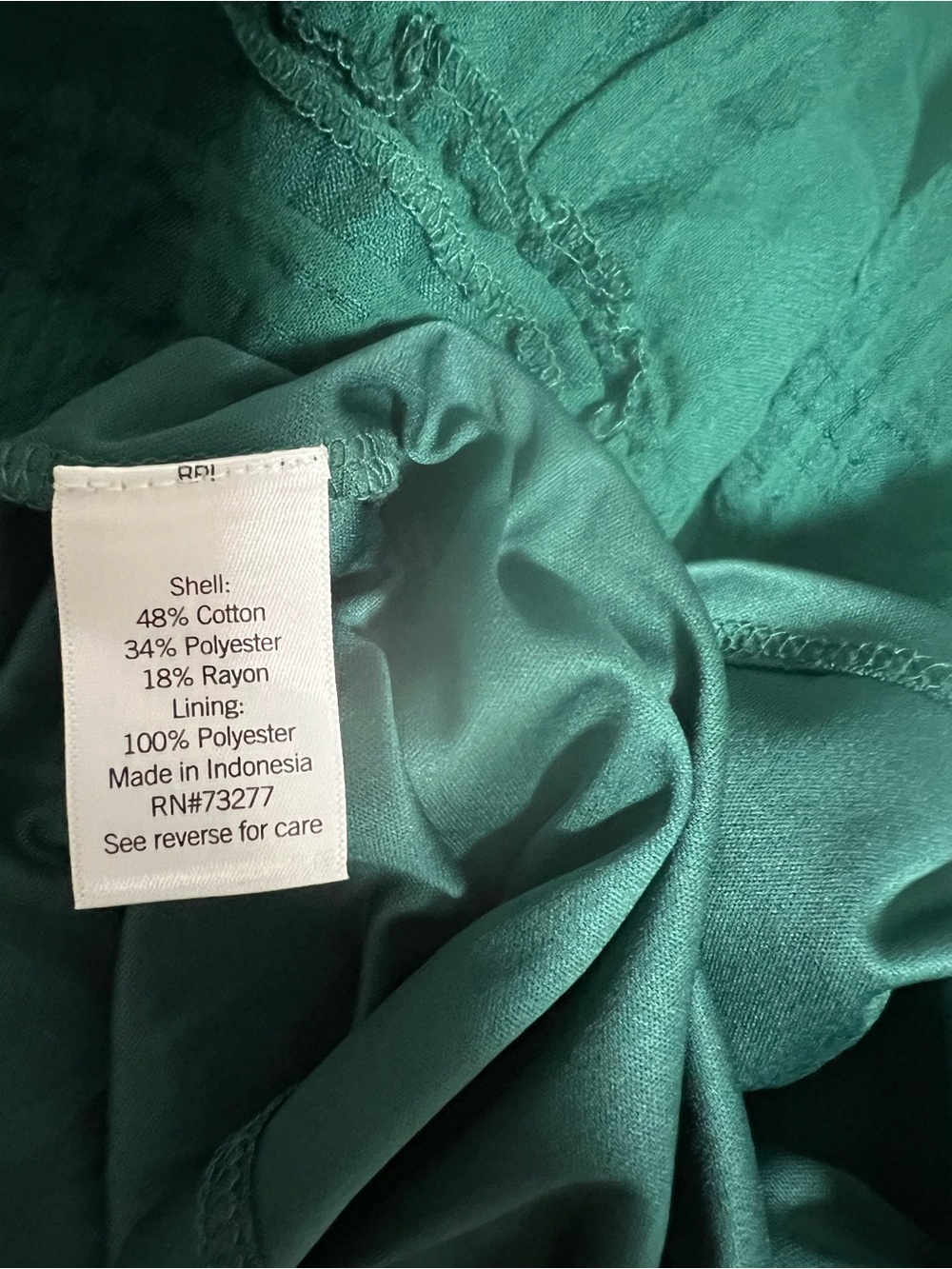LC Lauren Conrad Green Plaid Mini Shirt Dress M - Picture 8 of 8